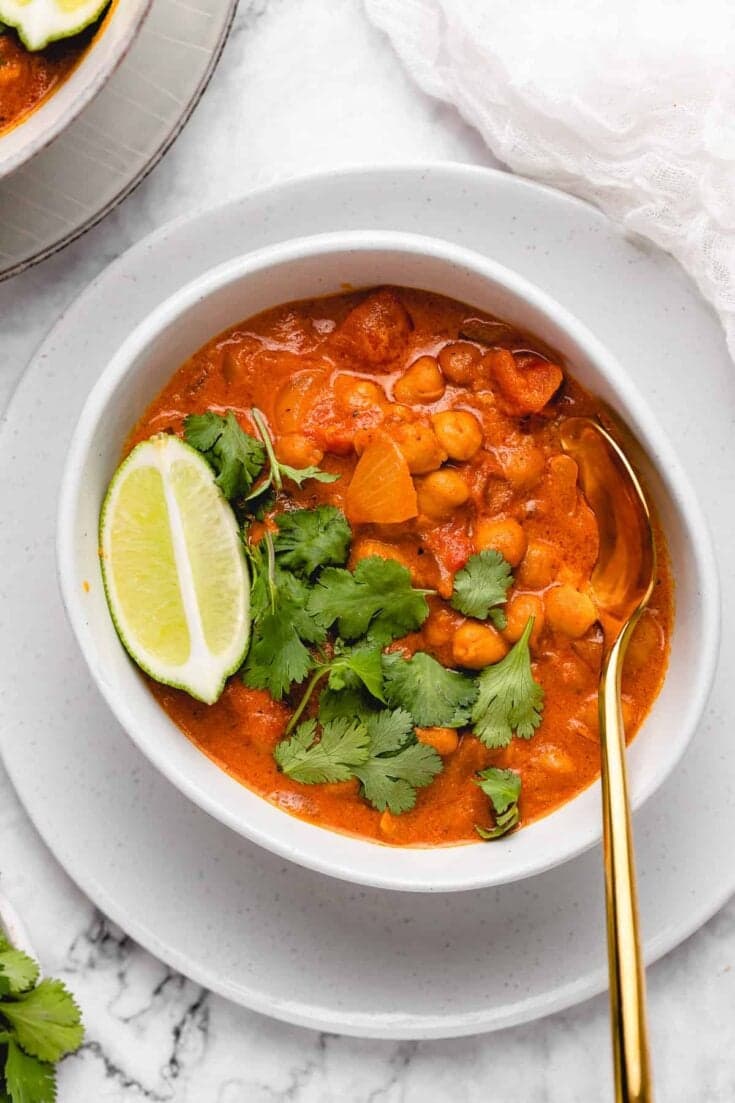 Coconut Chickpea Curry (Vegan & GF)